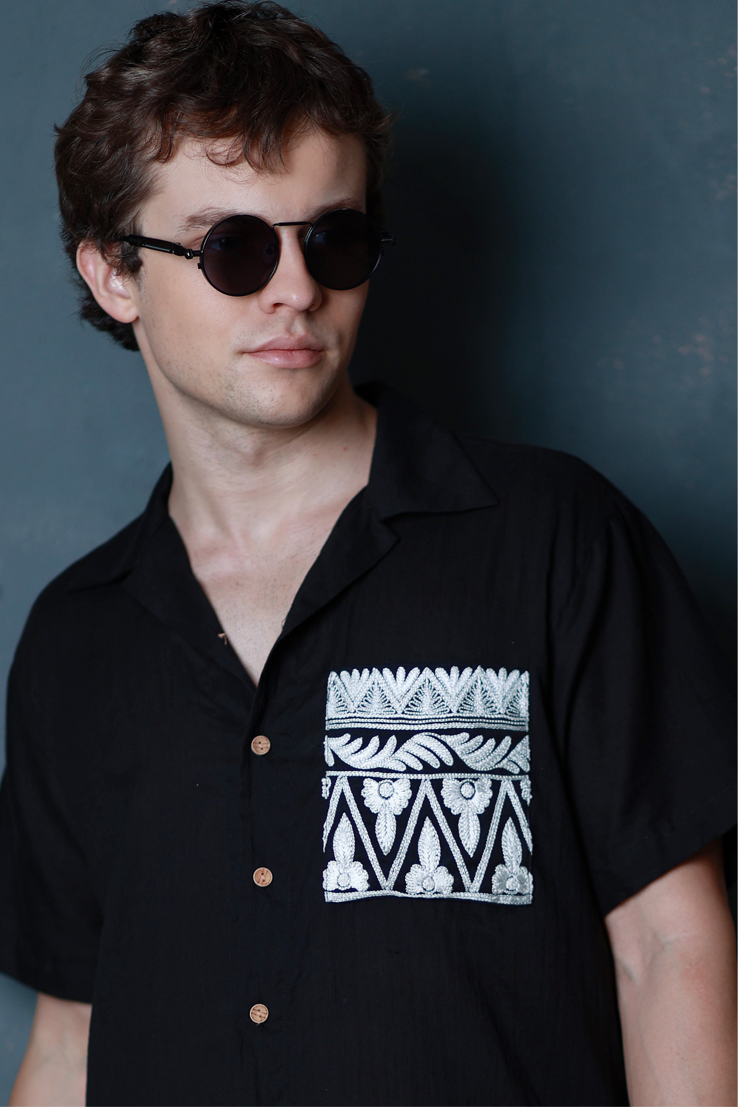 DVI SHIRT IN EBONY