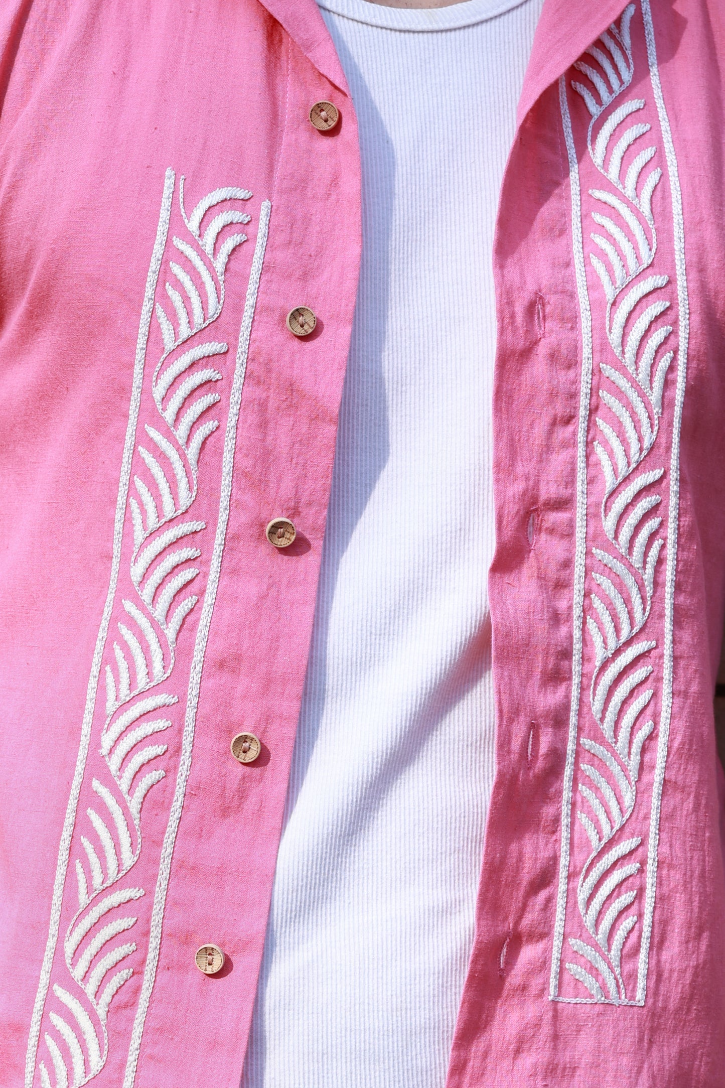 VINES SHIRT IN GULAAB