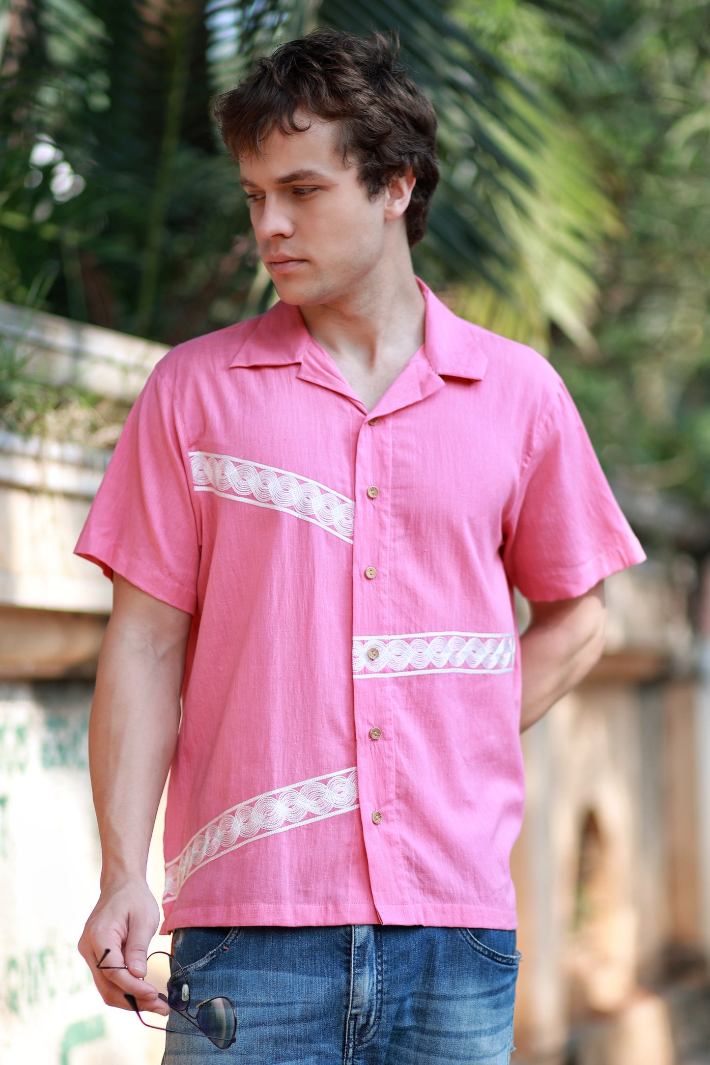 TRINE SHIRT IN GULAAB