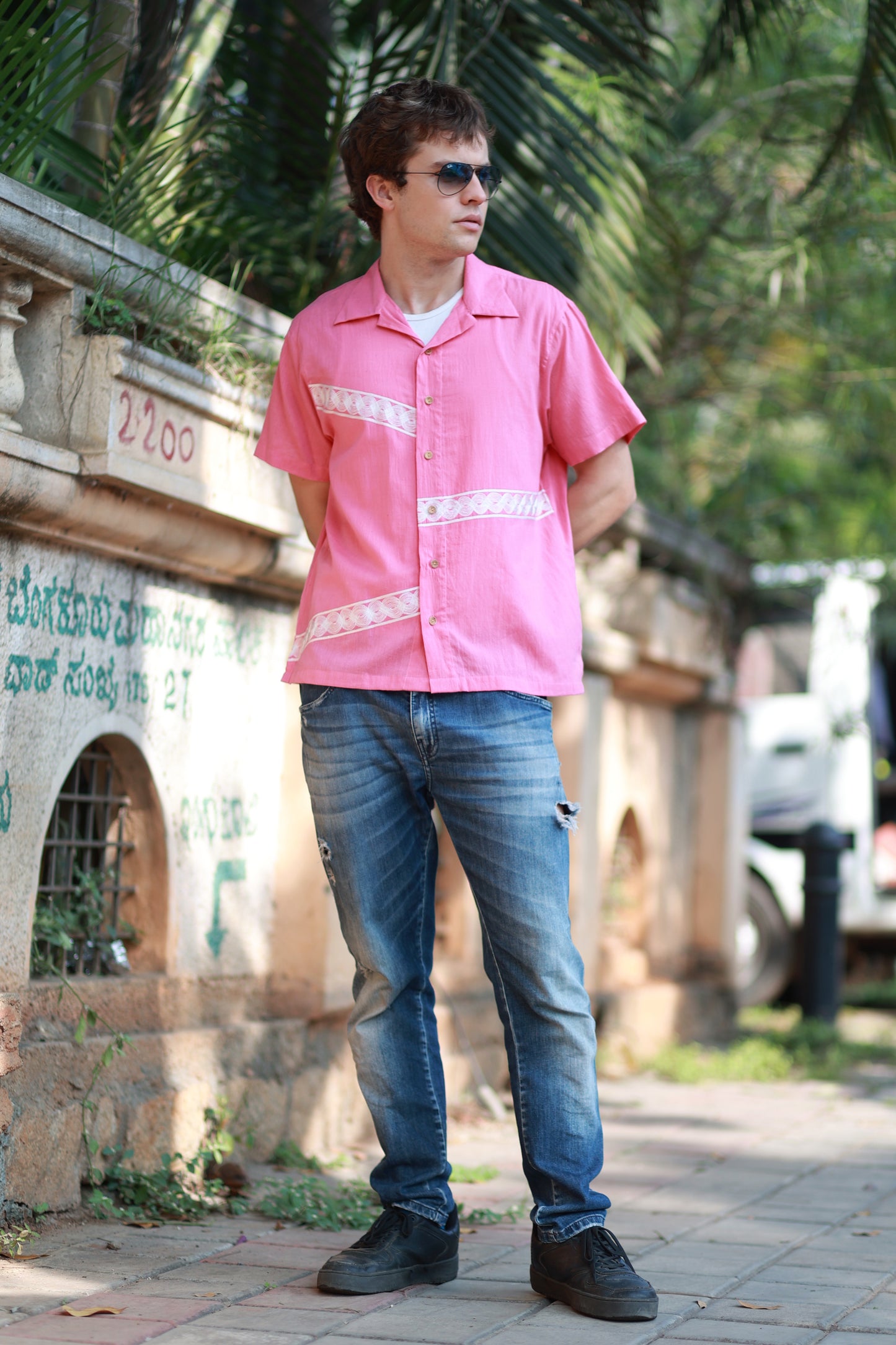 TRINE SHIRT IN GULAAB