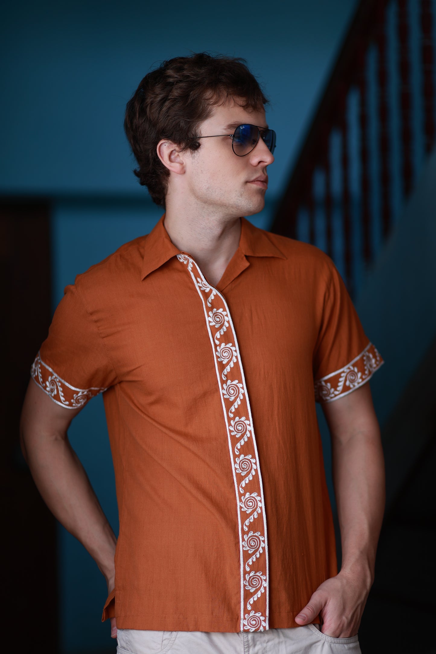 TWIRL SHIRT IN GHERU