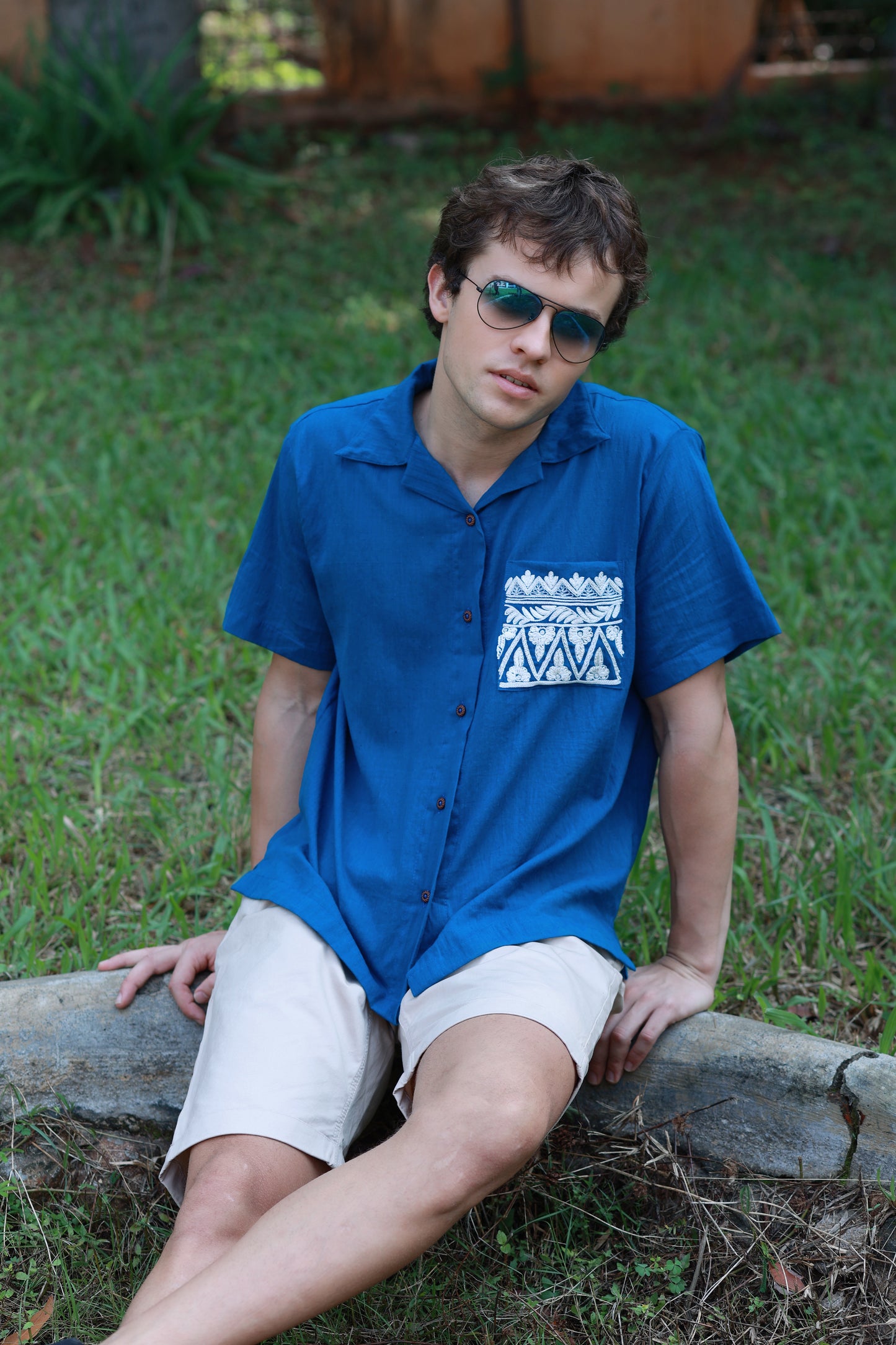DVI SHIRT IN NEELA