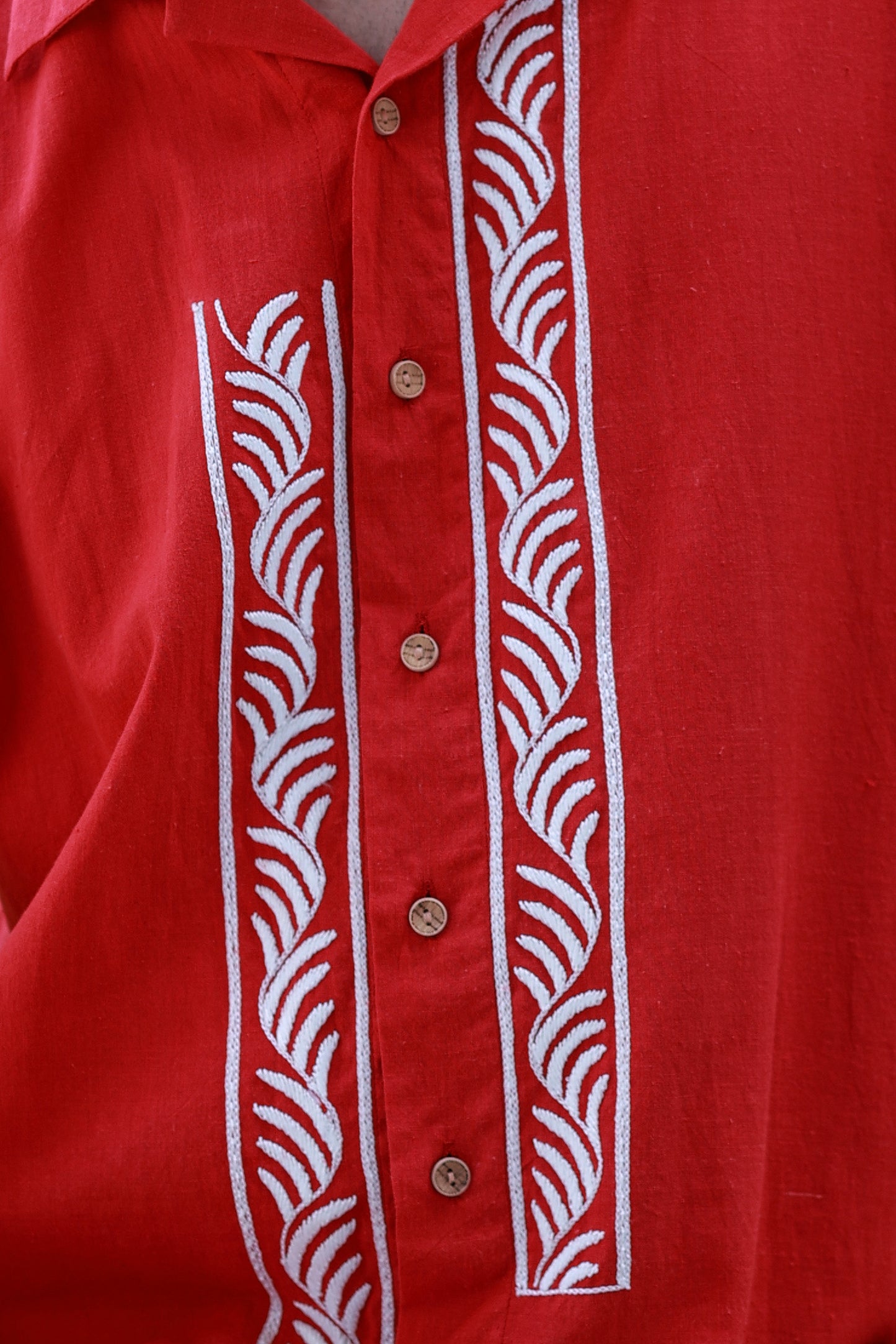 VINES SHIRT IN RED
