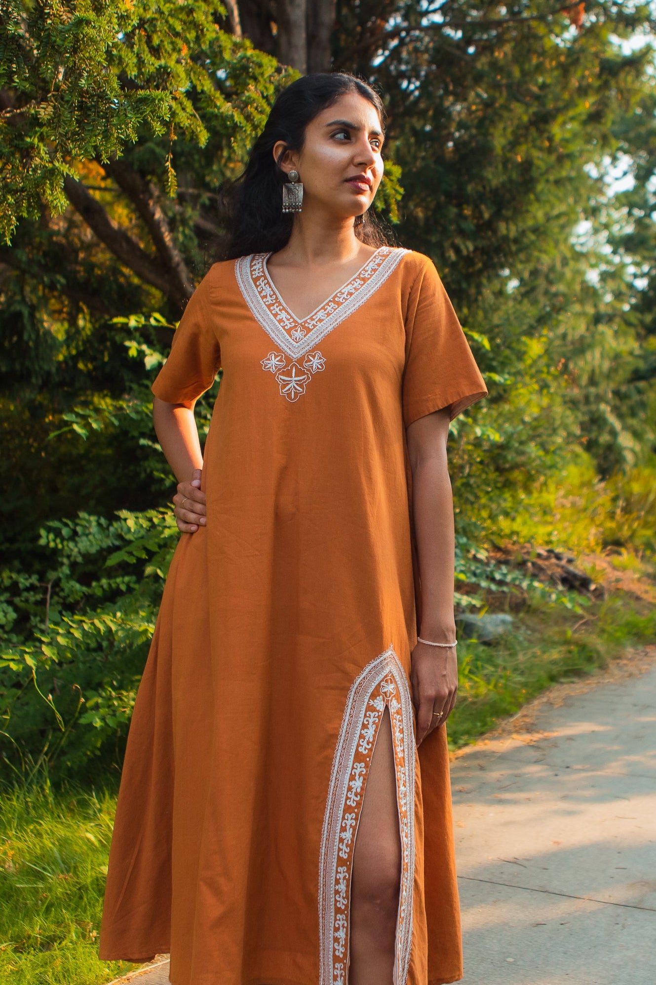 SIDDHI FLARE DRESS IN GHERU